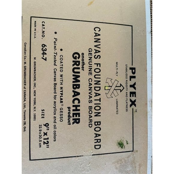 Vintage Signed Painting V Watson, Rose Phantasy, 9x12 unframed canvas art, 1984 - Picture 7 of 7